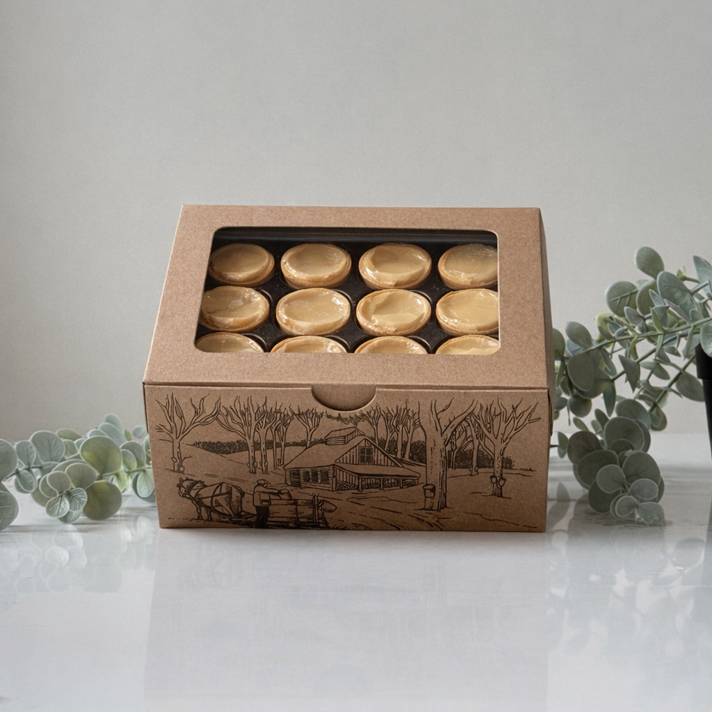 Cornets tire & beurre d'érable (x12)