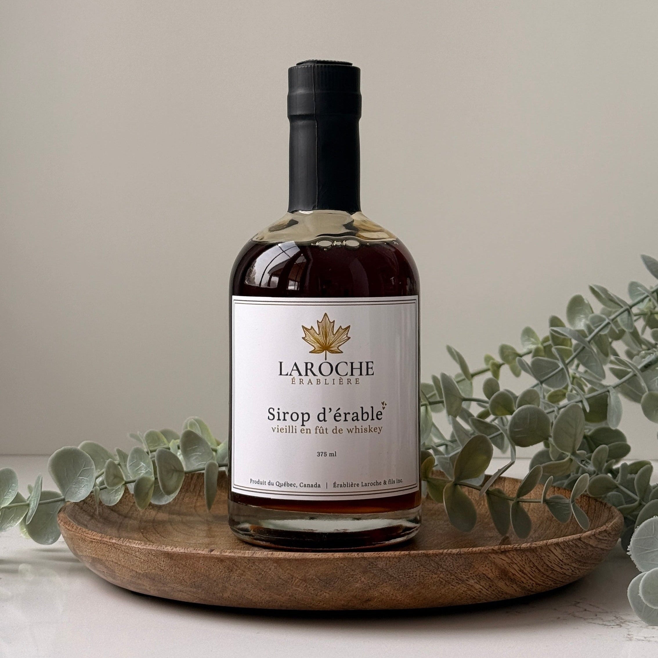 Sirop d’érable vieilli en fût de Whiskey